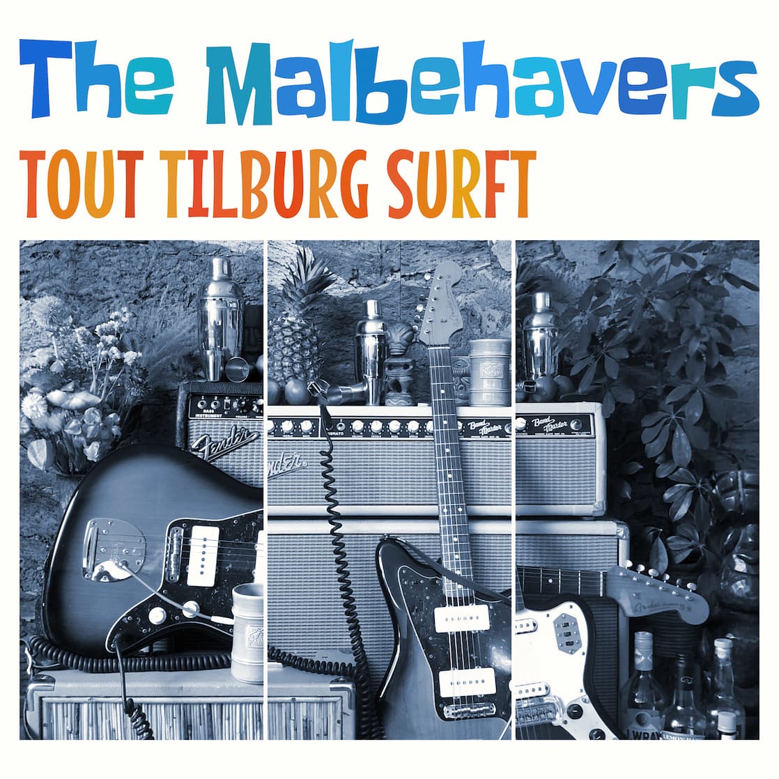 Cover of The Malbehavers’ EP “Tout Tilburg Surft”